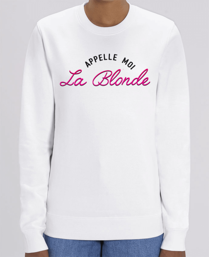 Sweat-shirt Appelle moi la blonde Par tunetoo