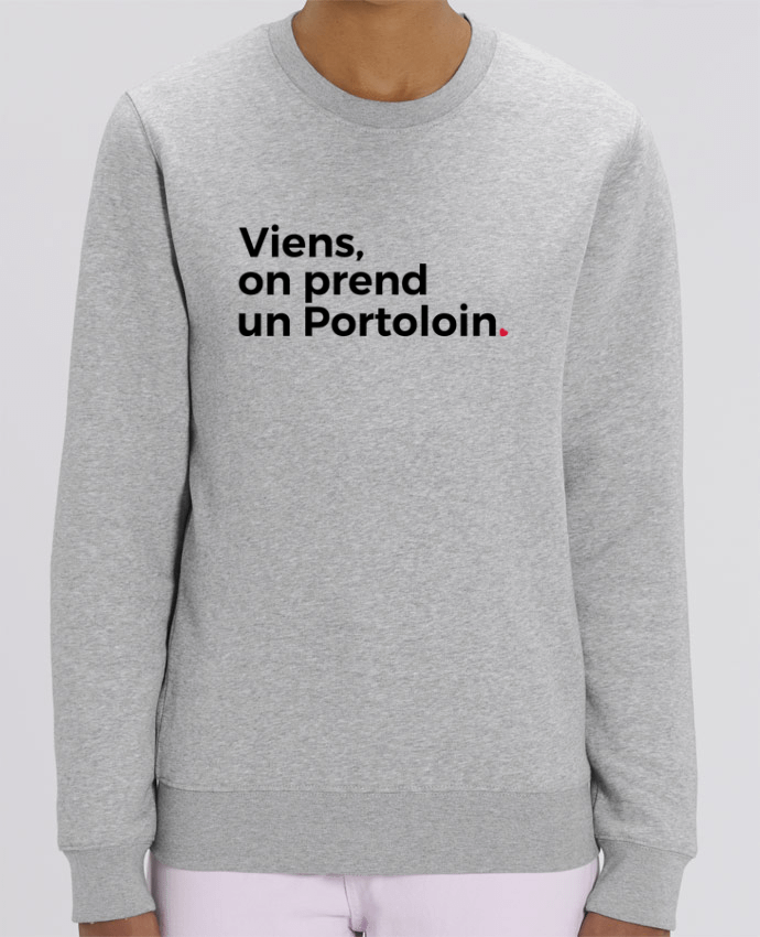 Sweat-shirt Viens, on prend un Portoloin Par Nana