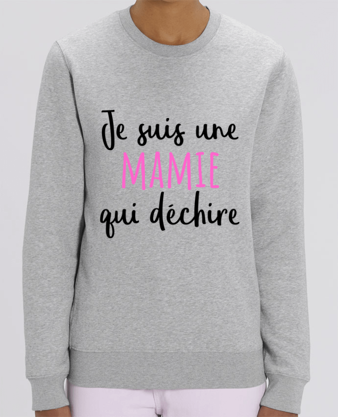 Unisex Crew Neck Sweatshirt 350G/M² Changer Je suis une mamie qui déchire Par tunetoo