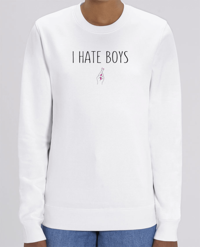 Sweat-shirt I hate boys Par tunetoo