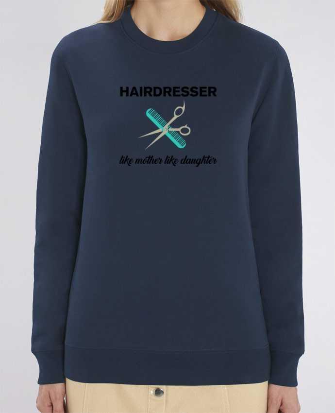 Unisex Crew Neck Sweatshirt 350G/M² Changer Hairdresser like mother like daughter Par tunetoo