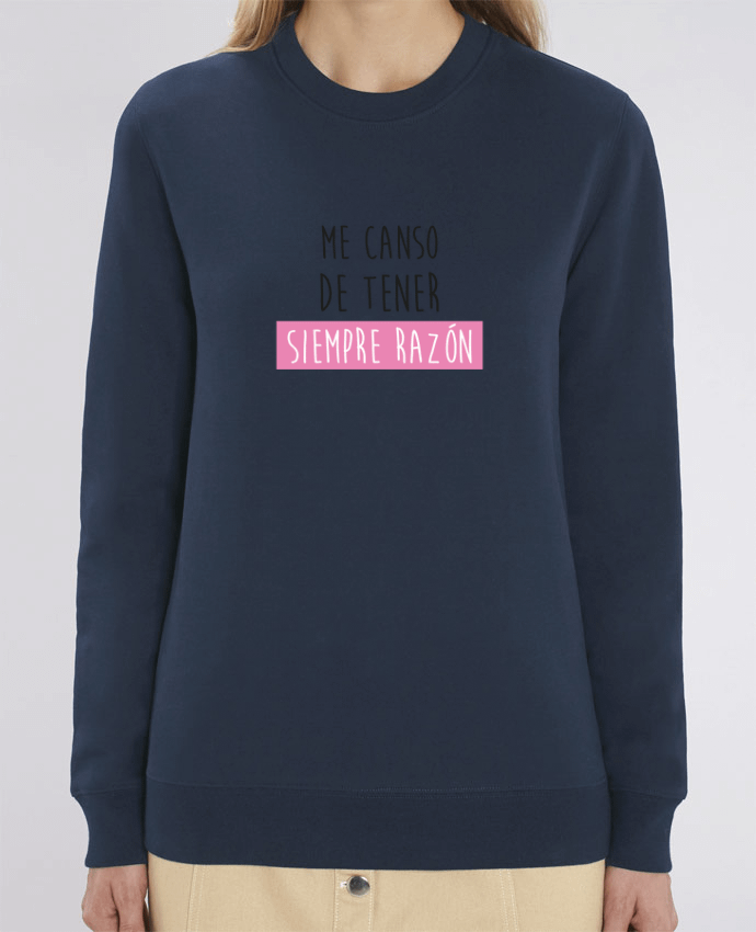 Unisex Crew Neck Sweatshirt 350G/M² Changer Me canso de tener siempre razón Par tunetoo