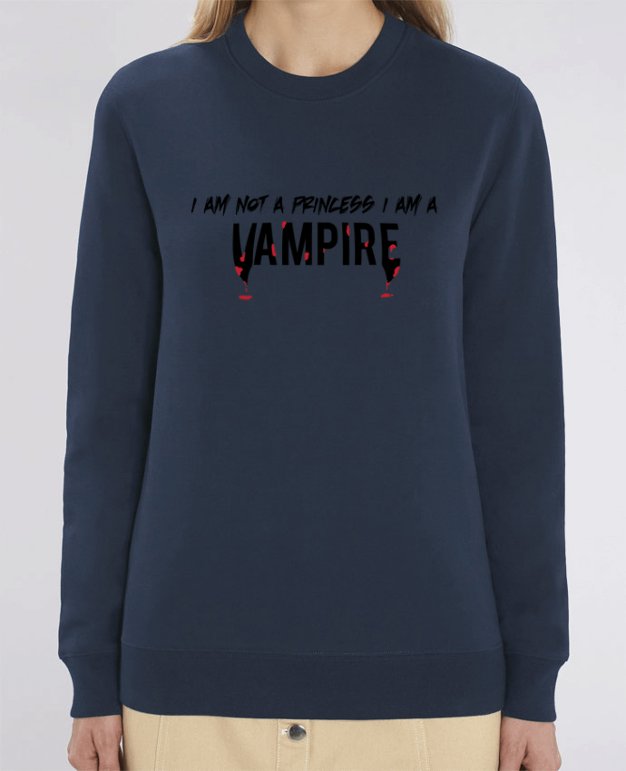 Sweat-shirt I am a vampire Par tunetoo