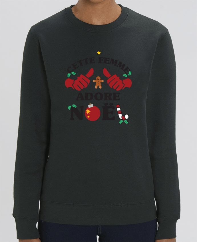 Sweat-shirt Cette femme adore noël Par tunetoo