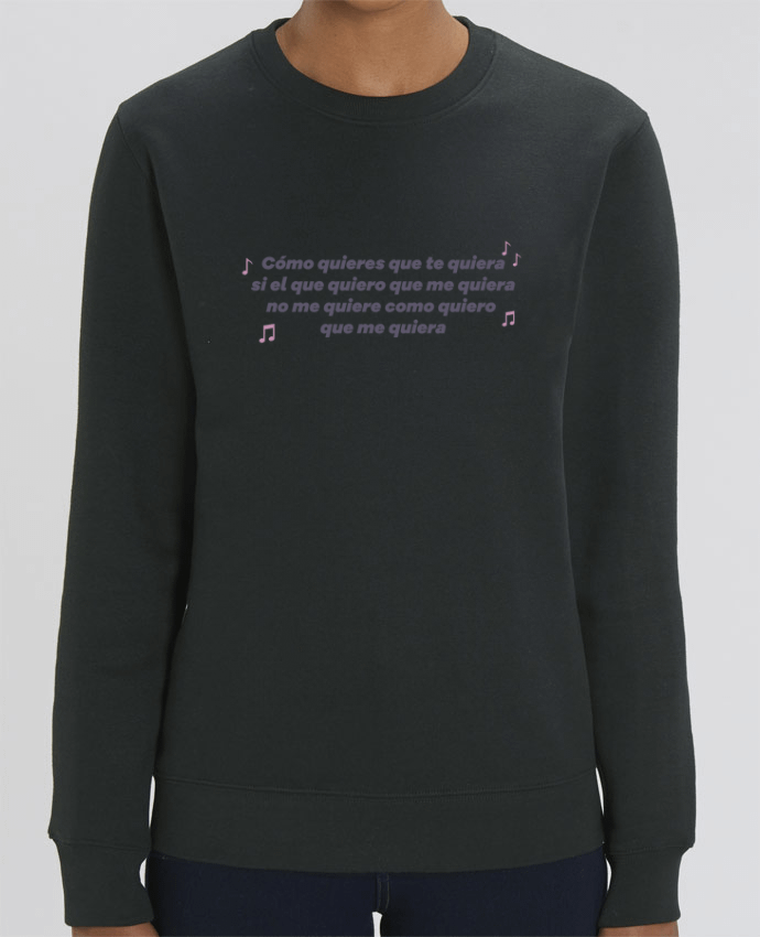 Sweat-shirt Como quieres musica Par tunetoo
