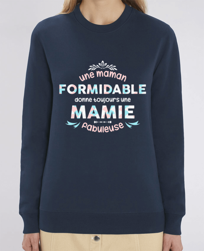 Unisex Crew Neck Sweatshirt 350G/M² Changer maman formidable = mamie fabuleuse Par tunetoo