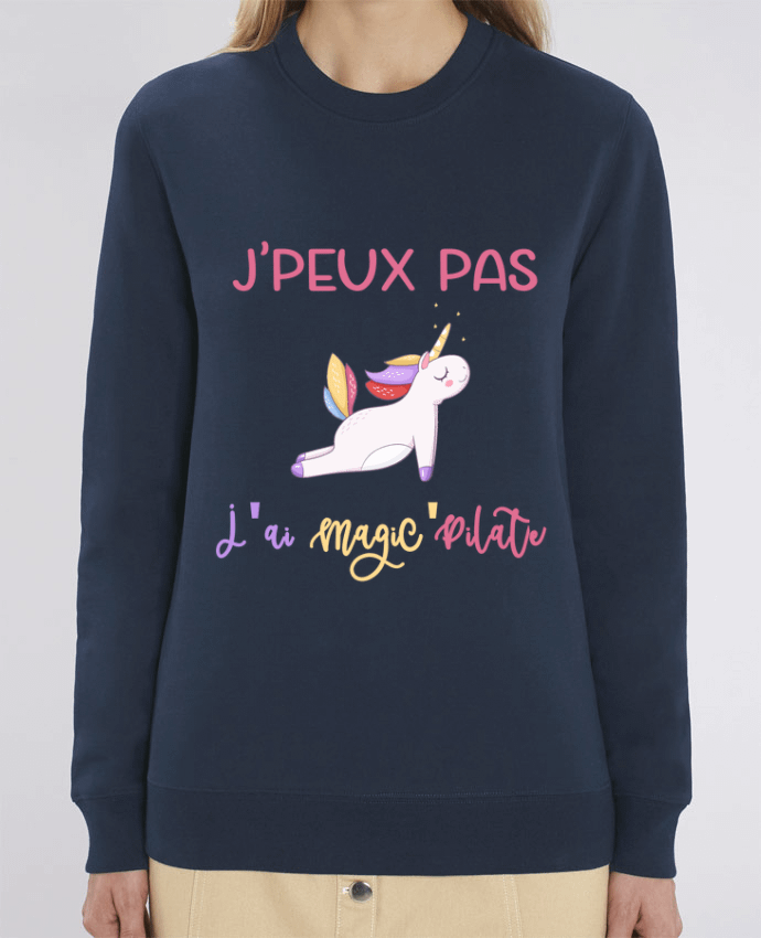 Unisex Crew Neck Sweatshirt 350G/M² Changer J'peux pas j'ai magic' Pilate Par A.L.I.