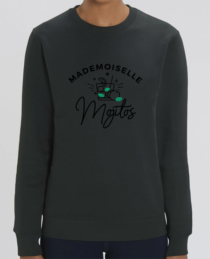 Unisex Crew Neck Sweatshirt 350G/M² Changer Mademoiselle Mojitos Par Nana