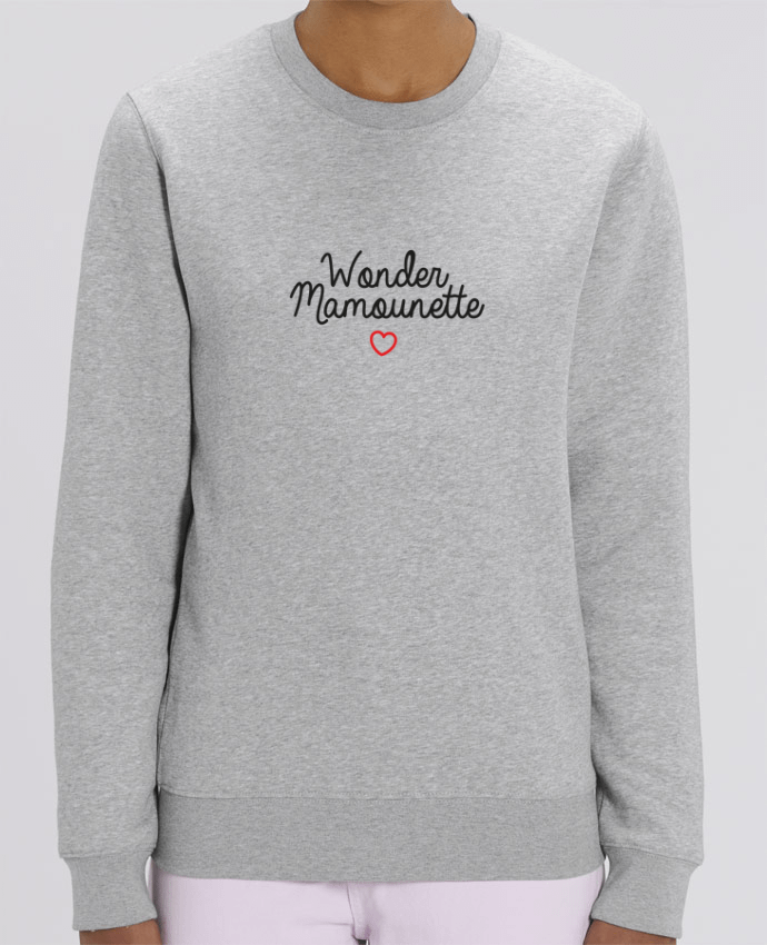 Unisex Crew Neck Sweatshirt 350G/M² Changer Wonder Mamounette Par Nana