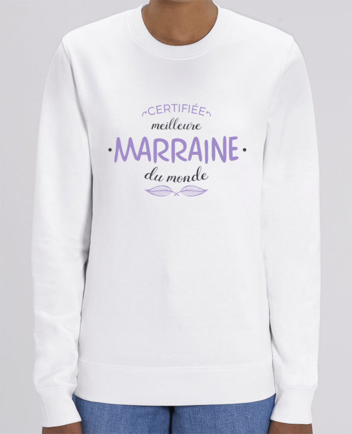 Sweat-shirt Certifiée meilleure marraine du monde Par tunetoo
