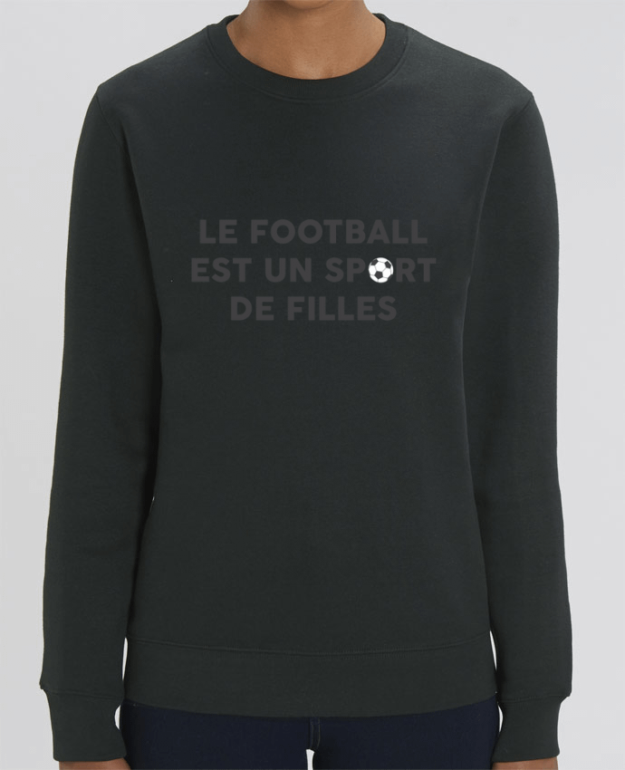 Unisex Crew Neck Sweatshirt 350G/M² Changer Le football est un sport de filles Par tunetoo