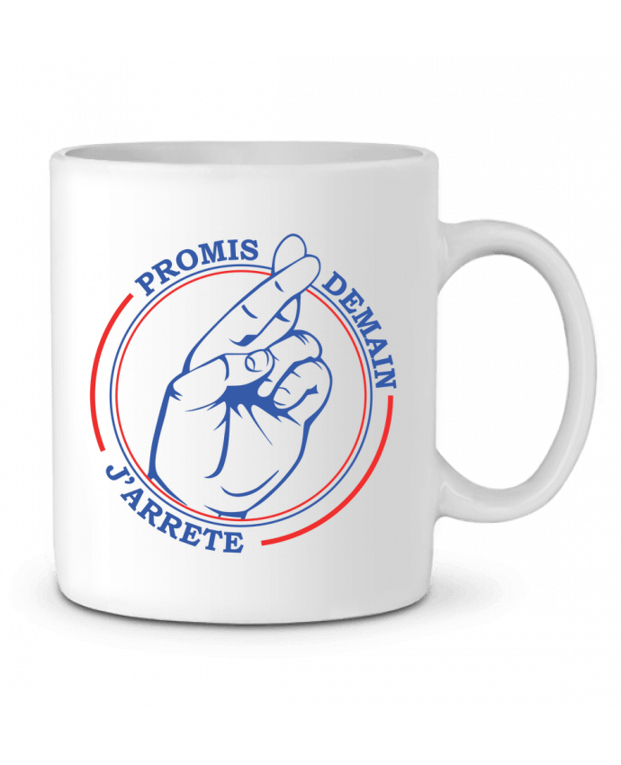 Ceramic Mug Promis, doigts croisés by Promis