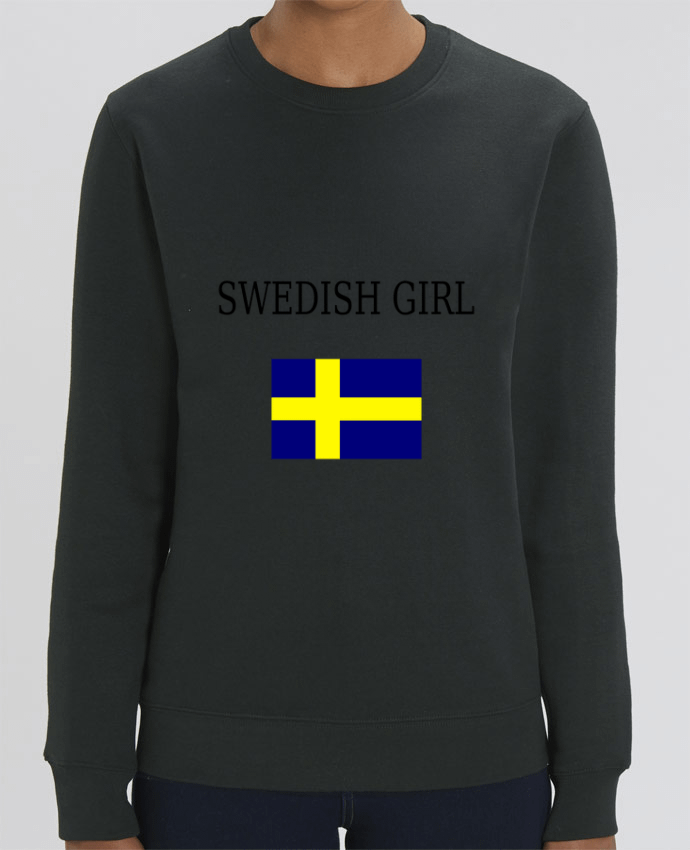 Unisex Crew Neck Sweatshirt 350G/M² Changer SWEDISH GIRL Par Dott