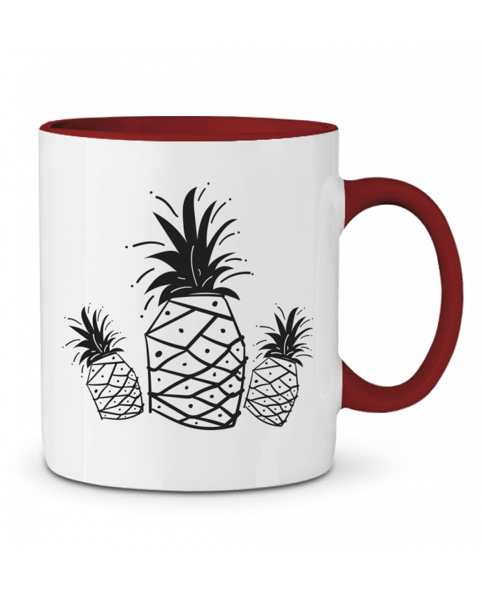 Mug bicolore CRAZY PINEAPPLE IDÉ'IN