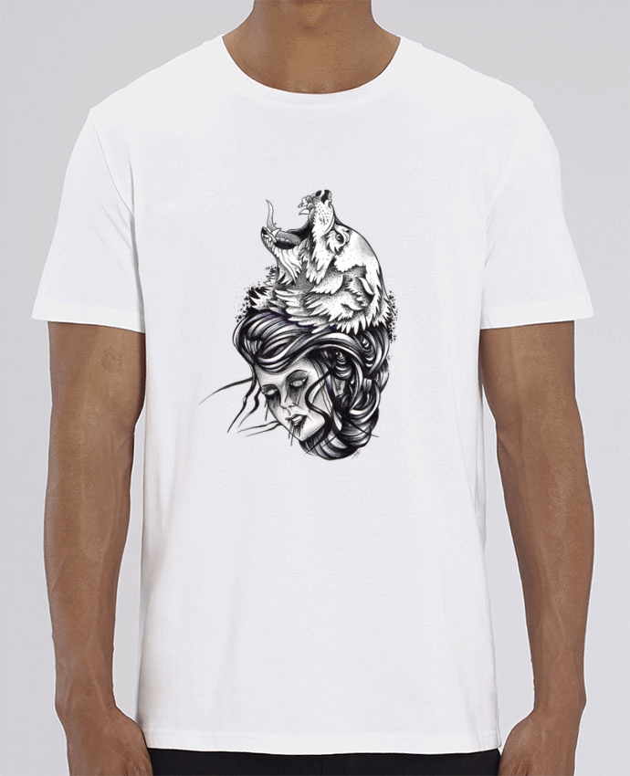 T-Shirt Femme & Loup por david