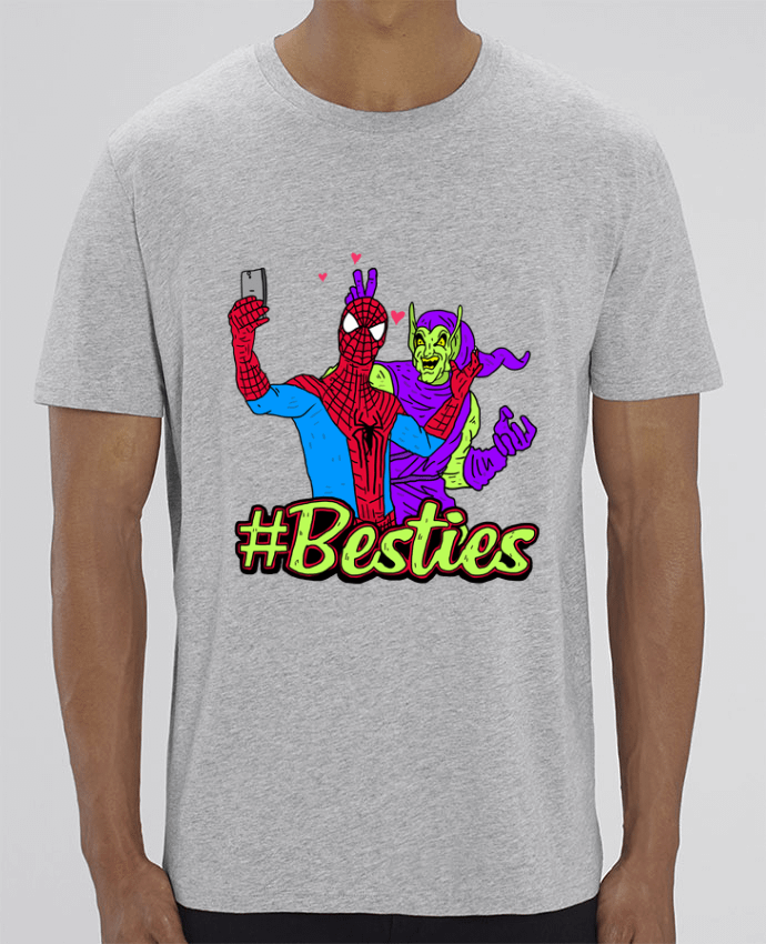 T-Shirt #Besties Spiderman par Nick cocozza