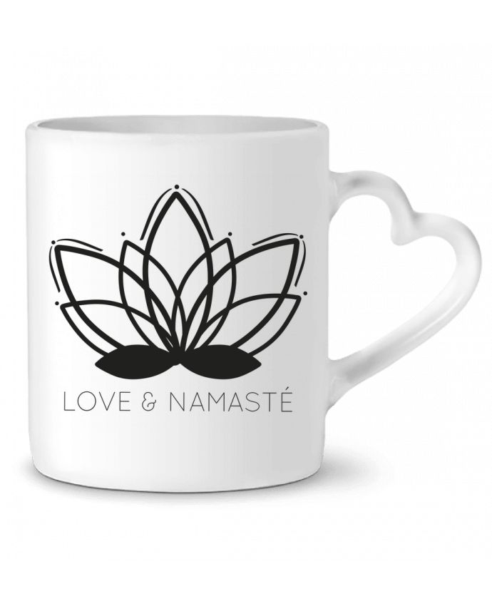 Mug Heart Love & Namasté by IDÉ'IN