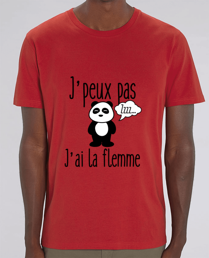 T-Shirt J'peux pas j'ai la flemme by Benichan