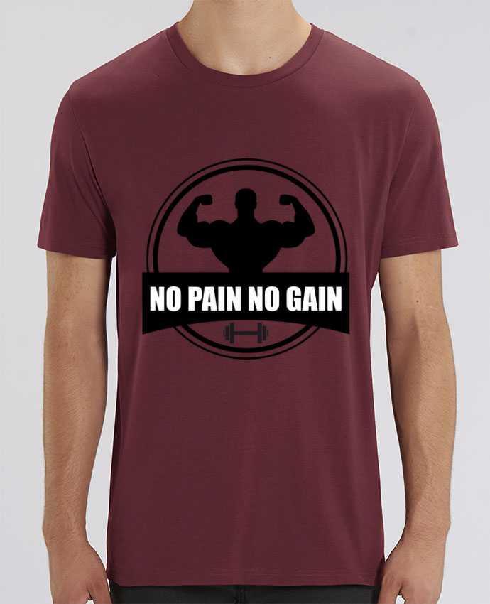 T-Shirt No pain no gain Muscu Musculation by Benichan