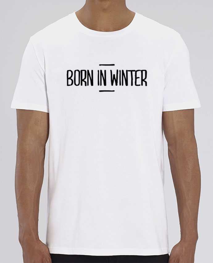 T-Shirt Born in winter par tunetoo