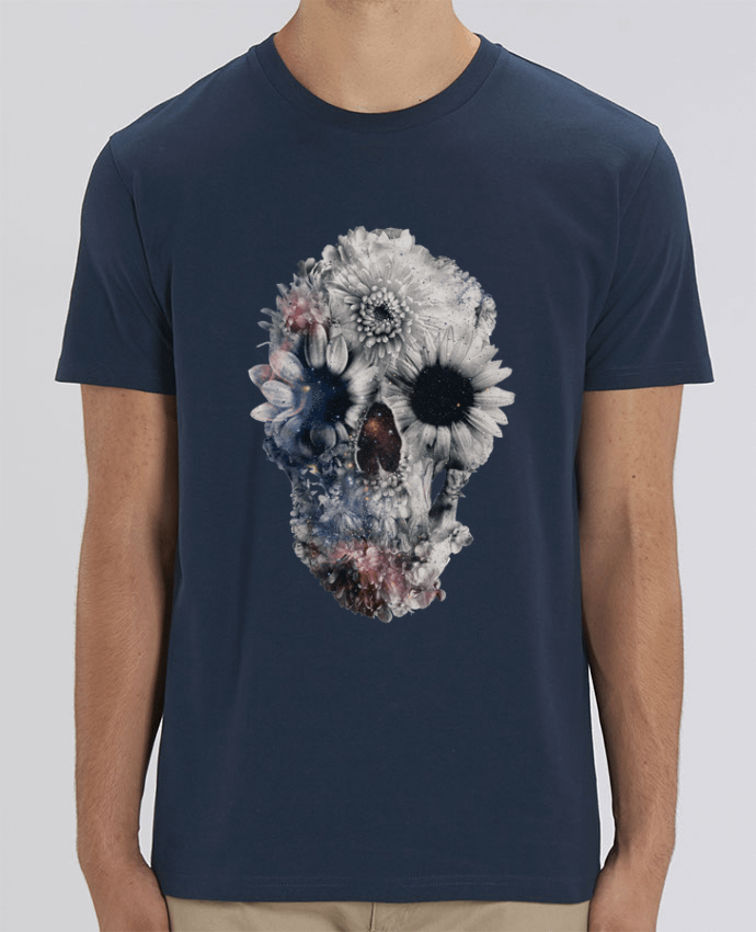 T-Shirt Floral skull 2 by ali_gulec