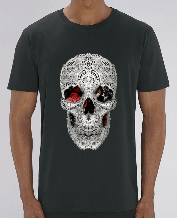 T-Shirt Lace skull 2 light por ali_gulec