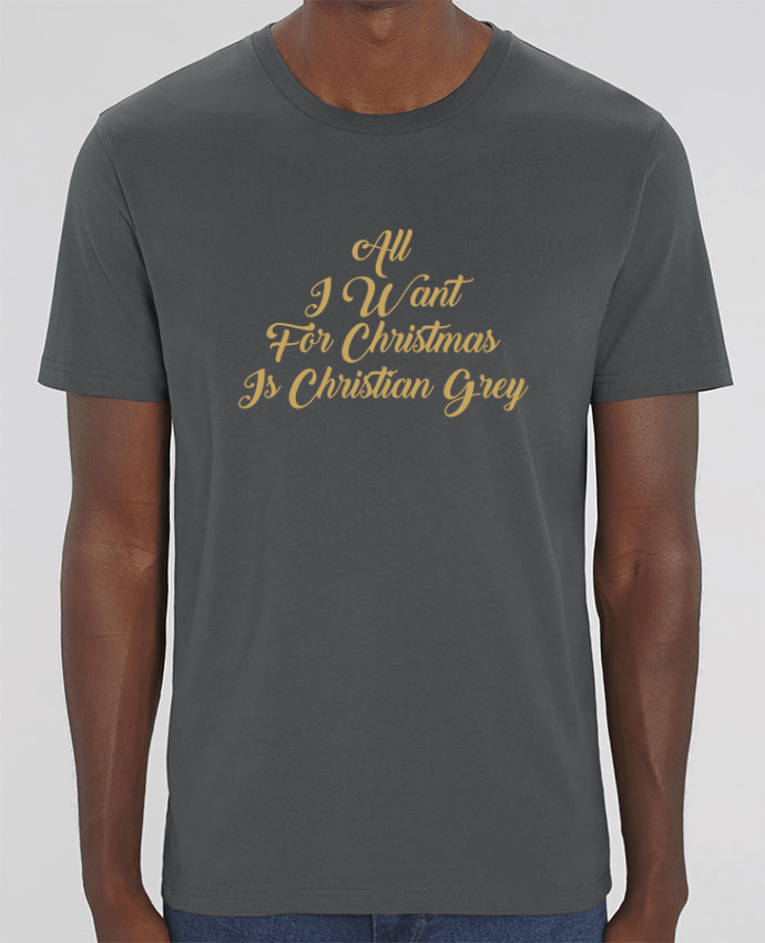 T-Shirt All I want for Christmas is Christian Grey por tunetoo
