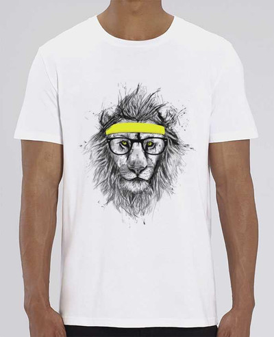 T-Shirt Hipster Lion par Balàzs Solti