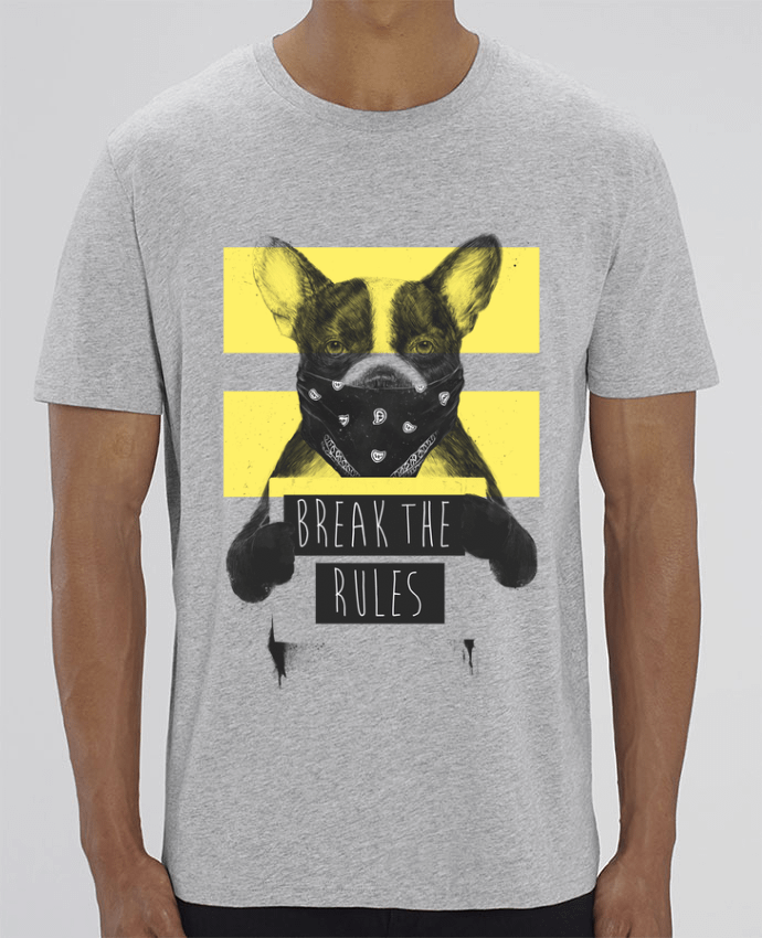 T-Shirt rebel_dog_yellow by Balàzs Solti