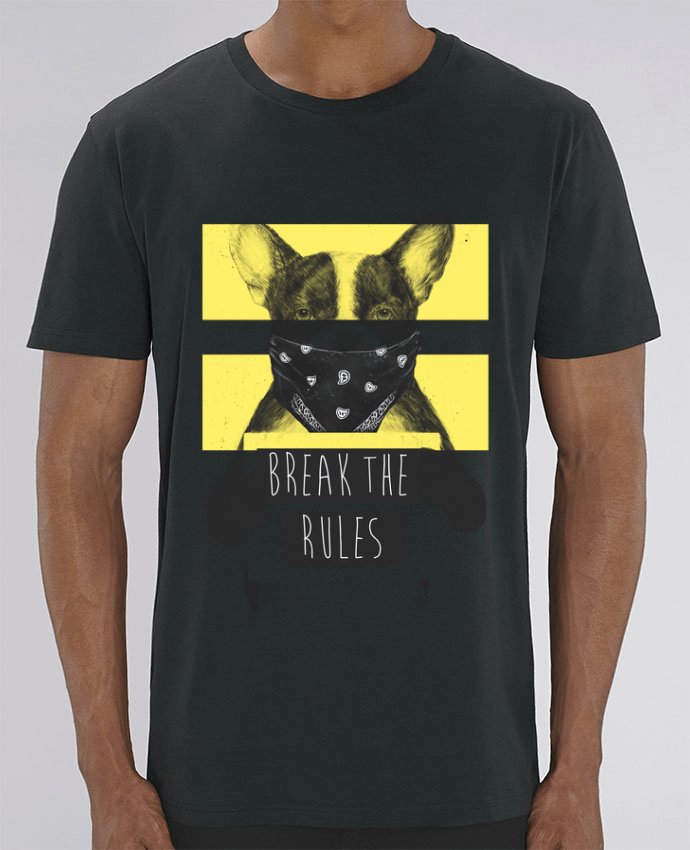 T-Shirt rebel_dog_yellow par Balàzs Solti