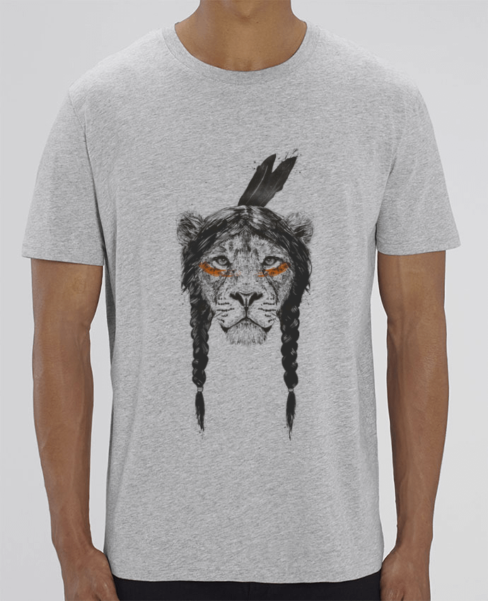 T-Shirt warrior_lion par Balàzs Solti
