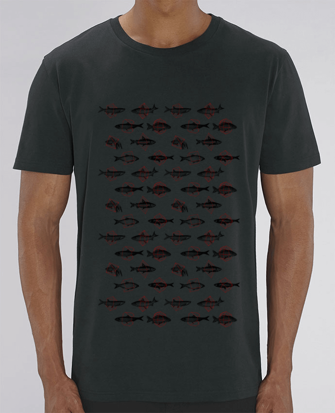 T-Shirt Fishes in geometrics by Florent Bodart