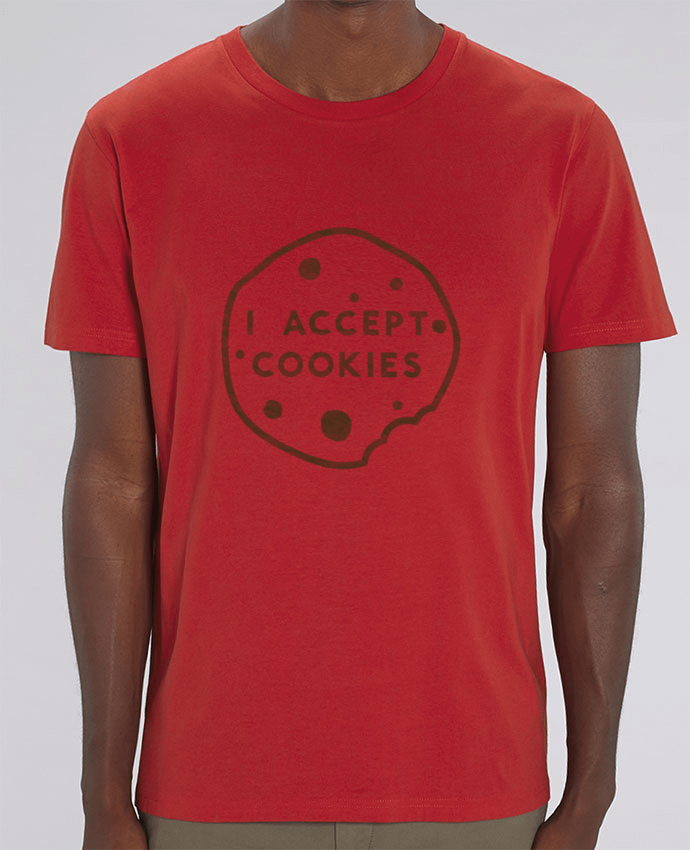 T-Shirt I accept cookies por Florent Bodart