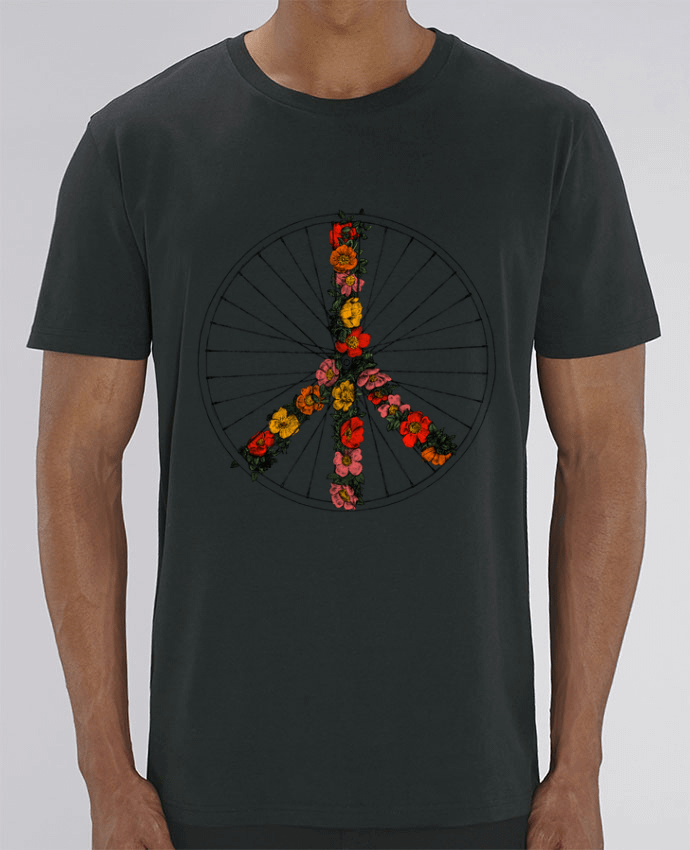 T-Shirt Peace and Bike por Florent Bodart