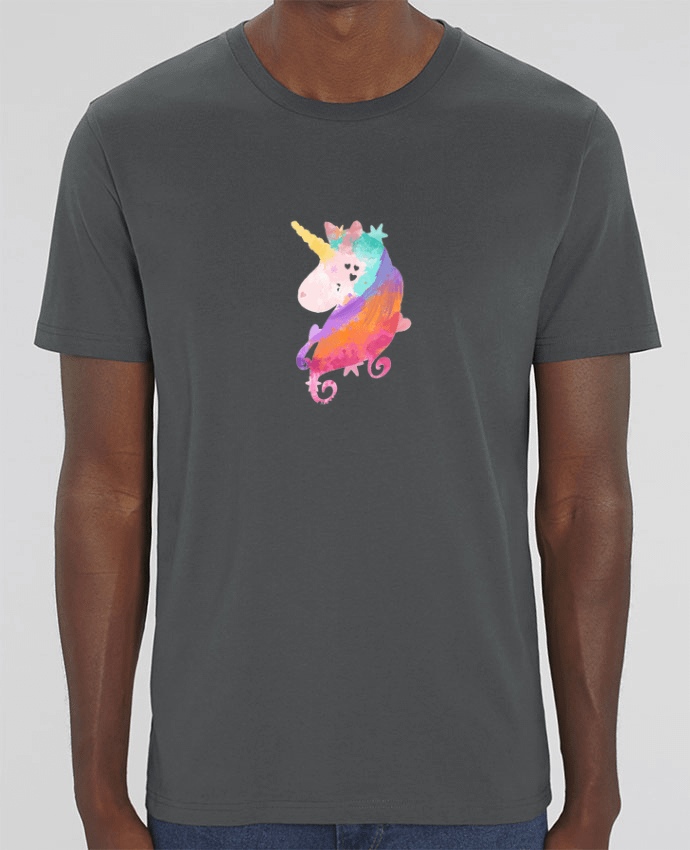 T-Shirt Watercolor Unicorn por PinkGlitter