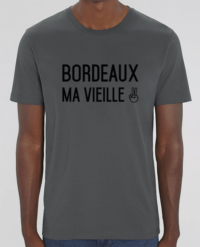 T-Shirt Bordeaux ma vieille por tunetoo