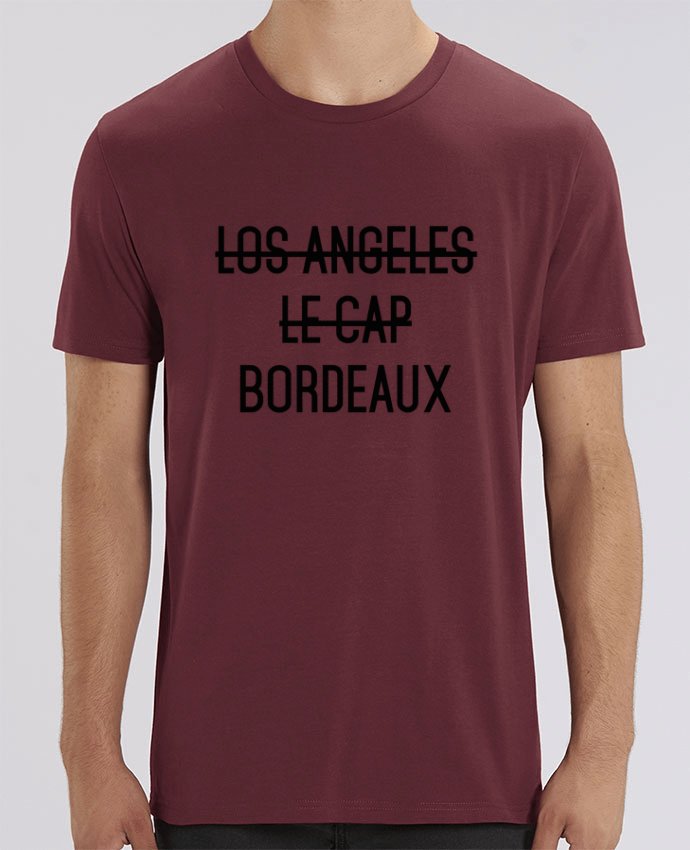 T-Shirt 1er Bordeaux par tunetoo