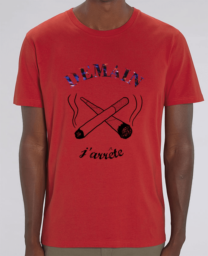 T-Shirt Demain j'arrête de fumer by Promis