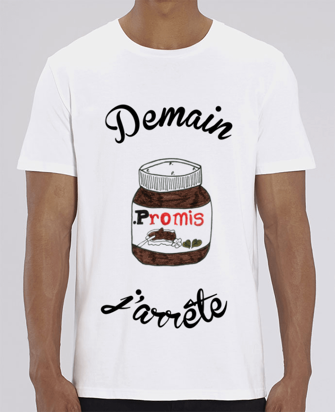 T-Shirt Demain j'arrête le Nutella by Promis