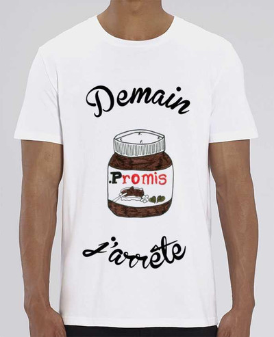 T-Shirt Demain j'arrête le Nutella par Promis