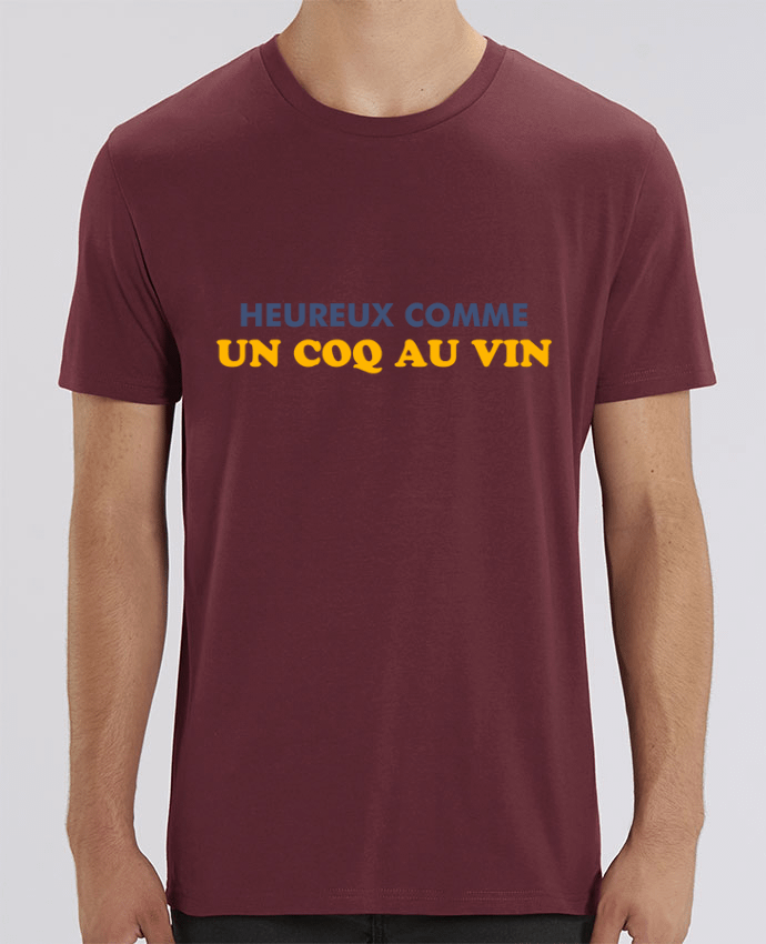 T-Shirt Heureux comme un coq au vin by tunetoo