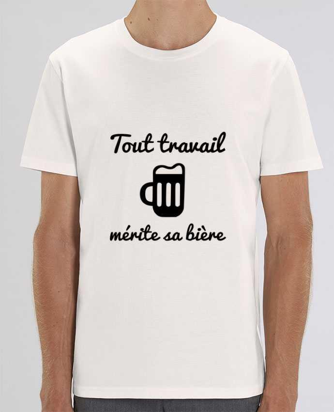 T-Shirt Tout travail mérite sa bière, humour, citations by Benichan