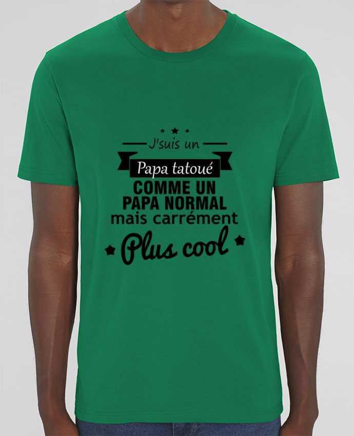 T-Shirt Papa tatoué , cadeau père , tatouage by Benichan