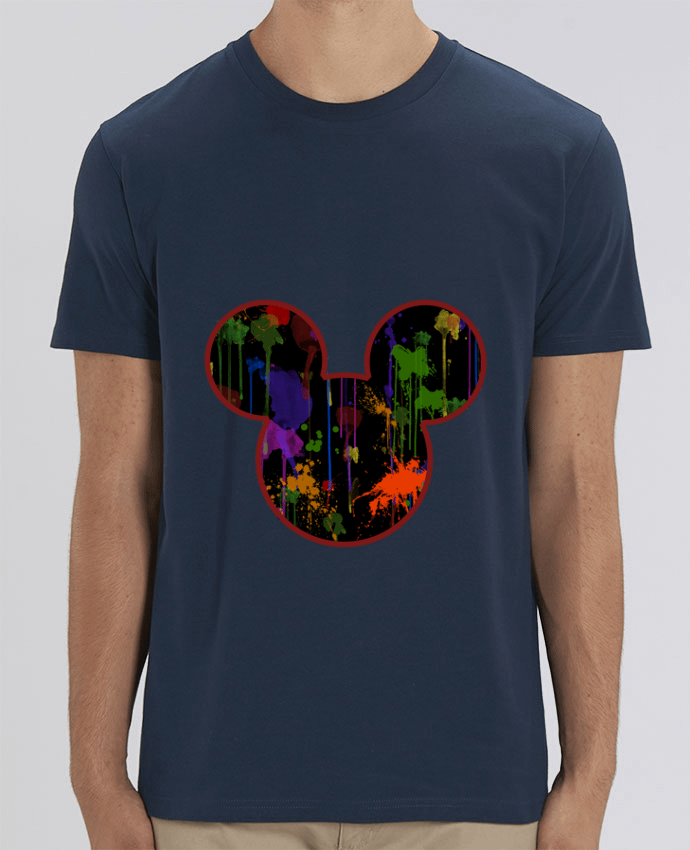 T-Shirt Tete de Mickey version noir por Tasca
