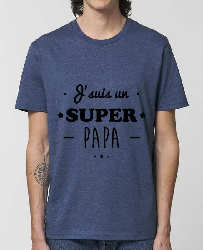 T-Shirt Super papa,cadeau père,fête des pères par Benichan