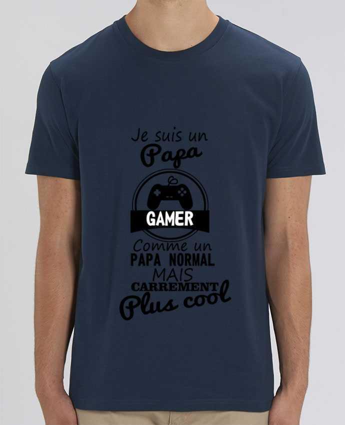 T-Shirt Papa gamer, cadeau père, gaming, geek por Benichan