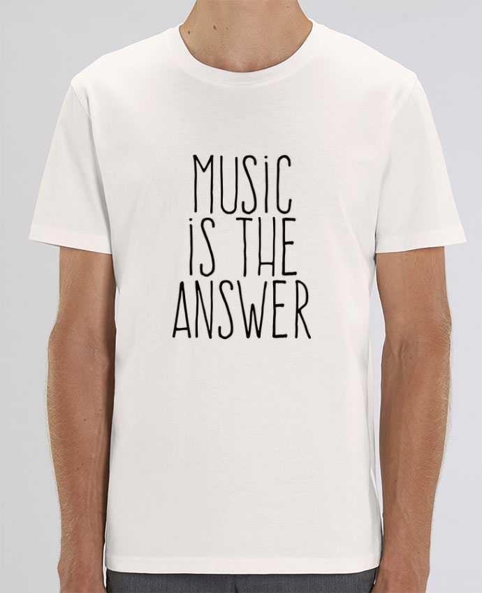 T-Shirt Music is the answer par justsayin