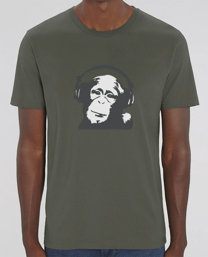 T-Shirt DJ monkey by justsayin