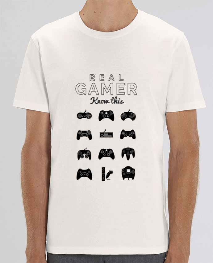 T-Shirt Real gamer jeux video por 