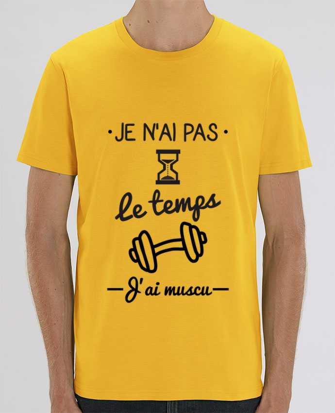 T-Shirt Pas le temps, j'ai muscu, tee shirt musculation by Benichan